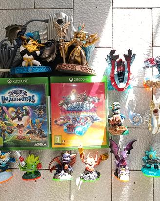 2 Skylanders starter set imaginator + supercharger