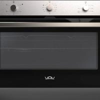 FORNO ACCIAIO NERO ELETTRICO VENTILATO 90 CM

