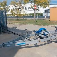 Carrello porta barca ammortizzato