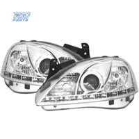 FARI OPEL CORSA C 00-06 LUCE DIURNA A LED FONDO CR