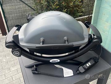 Barbecue Elettrico WEBER Q 1400 Dark Grey Ghisa