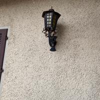 Applique da esterno in ferro battuto