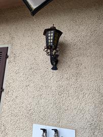 Applique da esterno in ferro battuto