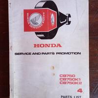 Honda cb 750/750K1/K2 : CATALOGO RICAMBI