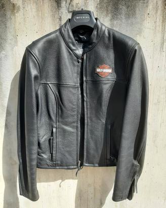Giacca pelle Harley Davidson donna