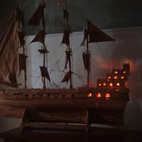 veliero fatto a mano 