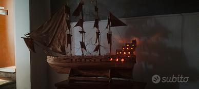 veliero fatto a mano 