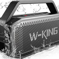 W-KING Cassa Bluetooth, 60W Potente, 40 Ore di Rip