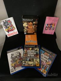 BUNDLE GTA SAN ANDREAS, VICE CITY, GTA III (PS2)