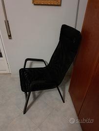 poltrona relax nera