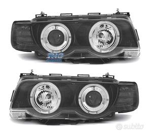 FARI BMW SERIE 7 E38 98-01 ANGEL EYES FONDO NERO