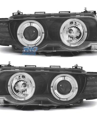 FARI BMW SERIE 7 E38 98-01 ANGEL EYES FONDO NERO