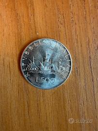 7 Monete argento lire italiane Caravelle corrette