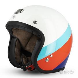 CASCO JET VINTAGE RETRO' MOTO CAFE RACER CUSTOM VE