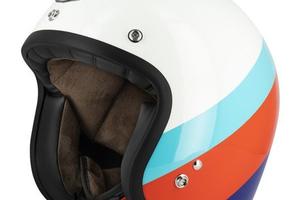 CASCO JET VINTAGE RETRO' MOTO CAFE RACER CUSTOM VE