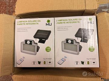 Faretti led con sensore di movimento e pannelli