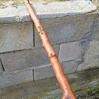 Bastone di mandorlo siciliano con chiodi 