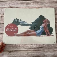 Targa oroginale Coca Cola nuova!