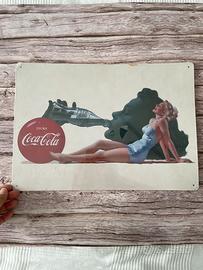 Targa oroginale Coca Cola nuova!