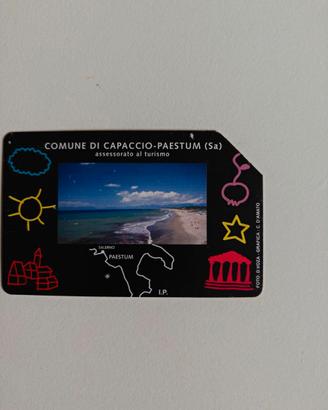 Scheda Telefonica Telecom Paestum Rara
