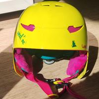 Casco Sci Wed'ze giallo + Maschera Bambini