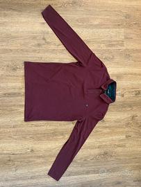 Maglia Maniche Lunghe Bordeaux/Rossa Uomo