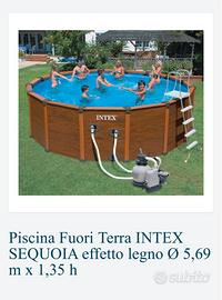 Piscina fuoriterra 30000 litri