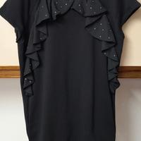 Vestito donna, cotone garzato, leggero, taglia L