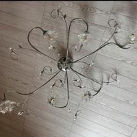 Lampadario Design Moderno con Cristalli Swarovski