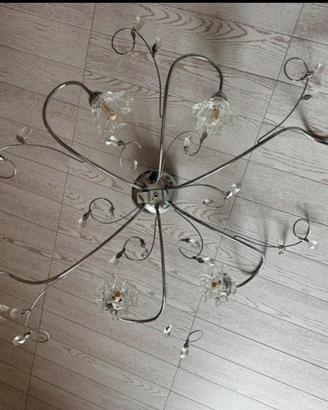 Lampadario Design Moderno con Cristalli Swarovski
