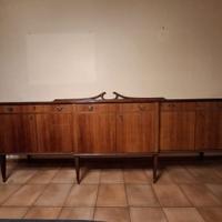 Soggiorno in piuma di mogano