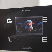 WOLFANG 17,5" Lettore DVD Portatile con 15,6" Disp