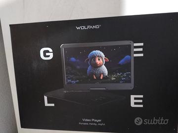 WOLFANG 17,5" Lettore DVD Portatile con 15,6" Disp