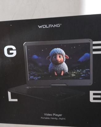WOLFANG 17,5" Lettore DVD Portatile con 15,6" Disp