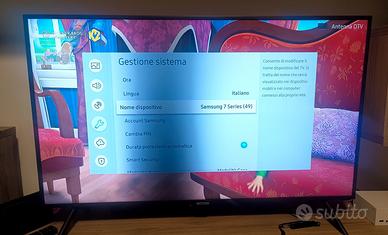 TV Samsung serie 7 49 pollici