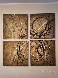 Quadri moderni astratti su tela