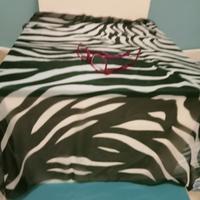 Foulard Conbipel ,bianco e blu.