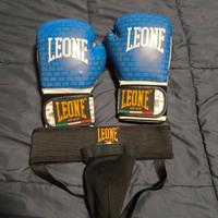 guantoni boxe leone e conchiglia