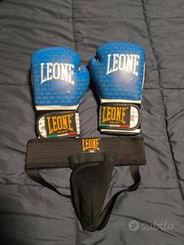 guantoni boxe leone e conchiglia