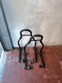 Coppia di cavalletti per moto
