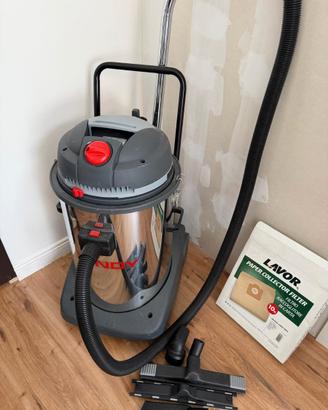 Aspiratore industriale 2 motori 2400W 78l - Lavor