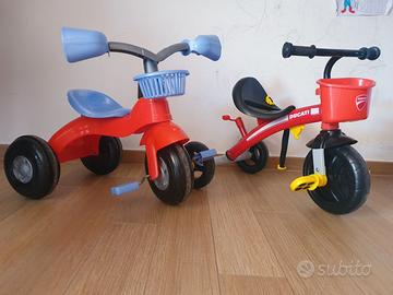 Triciclo Ducati + Triciclo in plastica