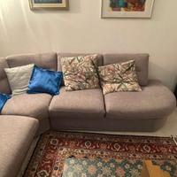 Divano angolare con poltrona coordinata