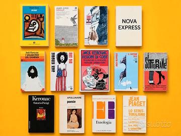 Lotto 13 Libri vintage BeatGeneration e non solo