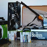 xbox 360 Kinect + The Beatles RockBand + 23 giochi