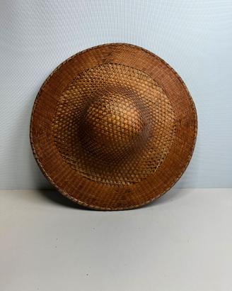 Cappello Vintage in Vimini Intrecciato