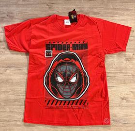 T-shirt Spider-Man Miles Morales Marvel Rossa
