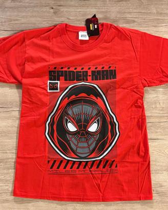 T-shirt Spider-Man Miles Morales Marvel Rossa