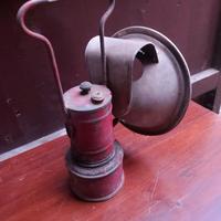 Lampada antica minatori e ferrovie