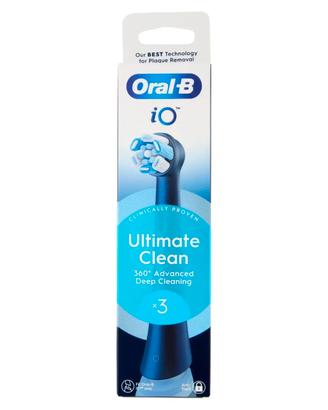 ORAL-B IO 3 TESTINE DI RICAMBIO ULTIMATE CLEAN BLU